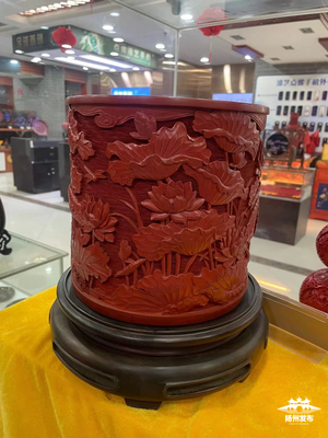 精美絕倫！揚州漆器廠四件漆器精品亮相全國工藝美術漆器精品展
